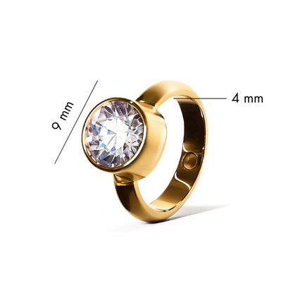 Sparkle Luna Ring