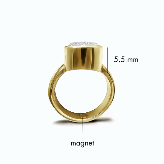 Sparkle Luna Ring