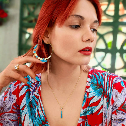 Blue Lagoon Pendant Necklace